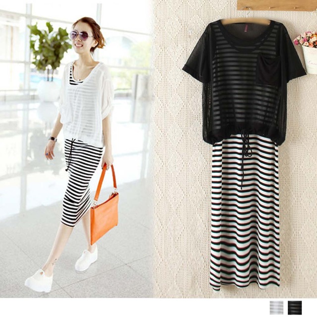 【日本倉庫即納】 セットアップ レディース 夏 シースルー