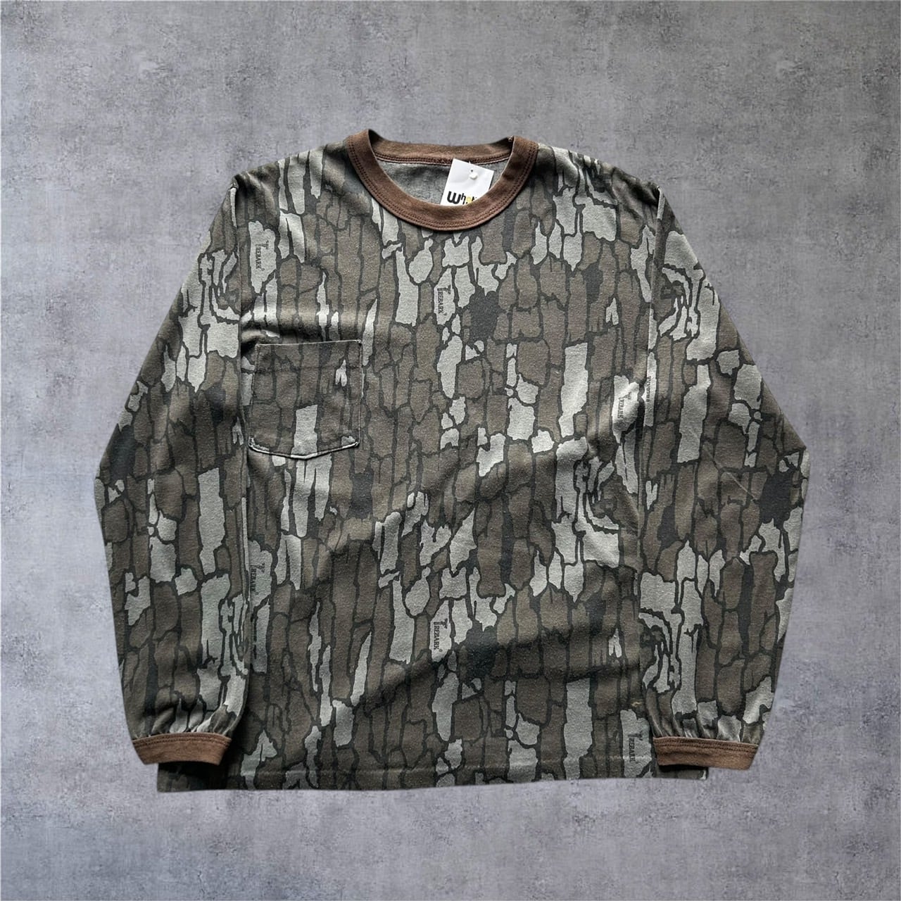 〜1990s Treberk camouflage L/S T-shirt【高円寺店】