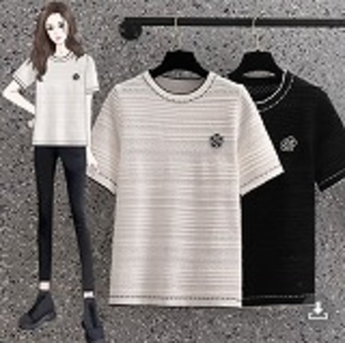 【大きいサイズM-4XL】ファッショントップス♪ブラック/ホワイト2色展開◆#scooof-245387