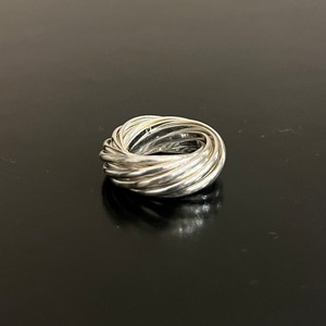 Silver overlap ring from Mexico