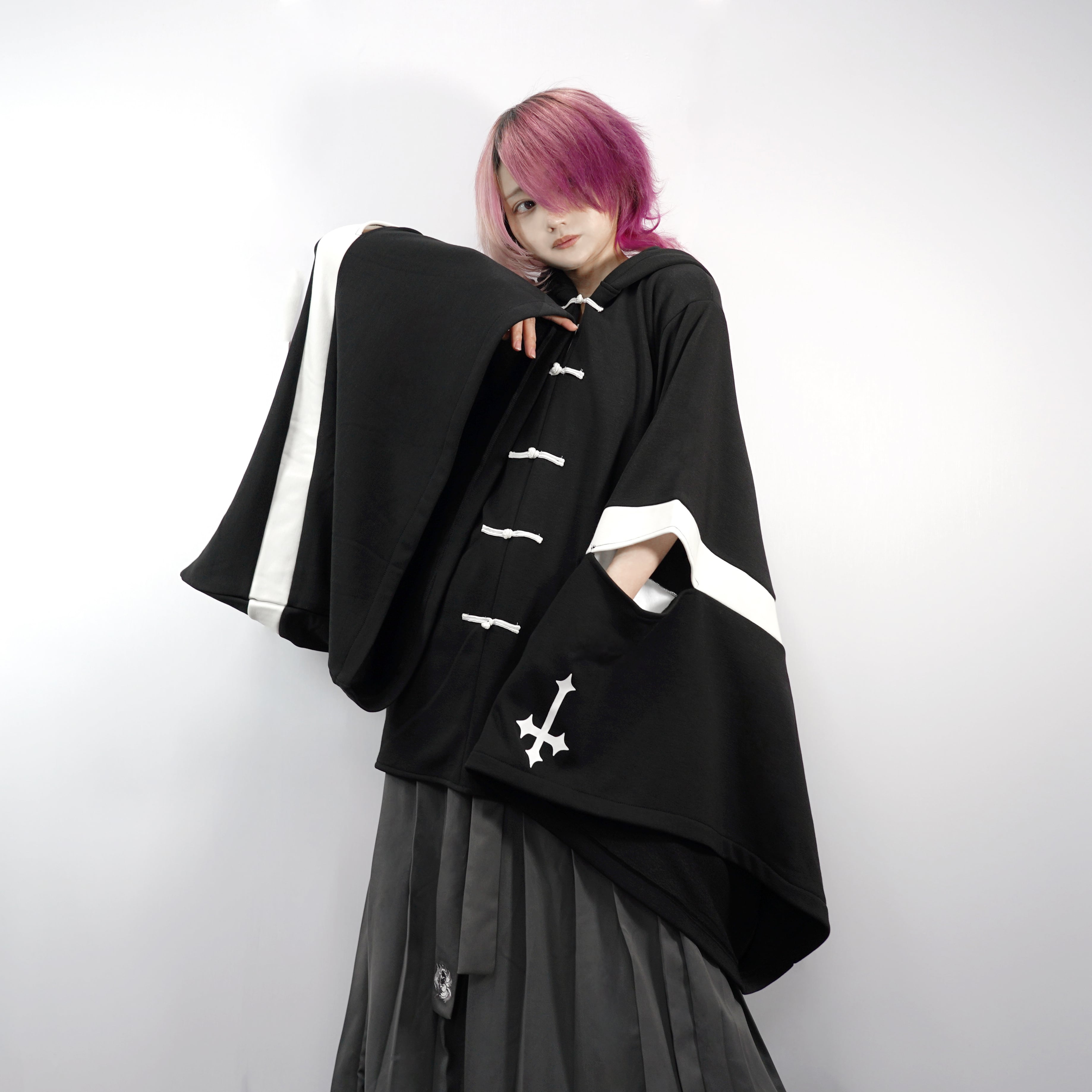 冬用防寒高品質チャイナボタン和モードトップス【CROSS×WING】 | NIER