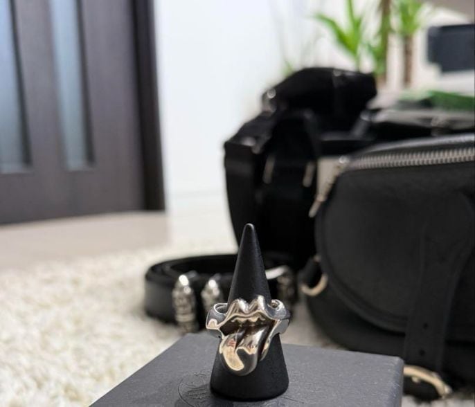 CHROME HEARTS クロムハーツ RIP リップ アンドタン リング 指輪