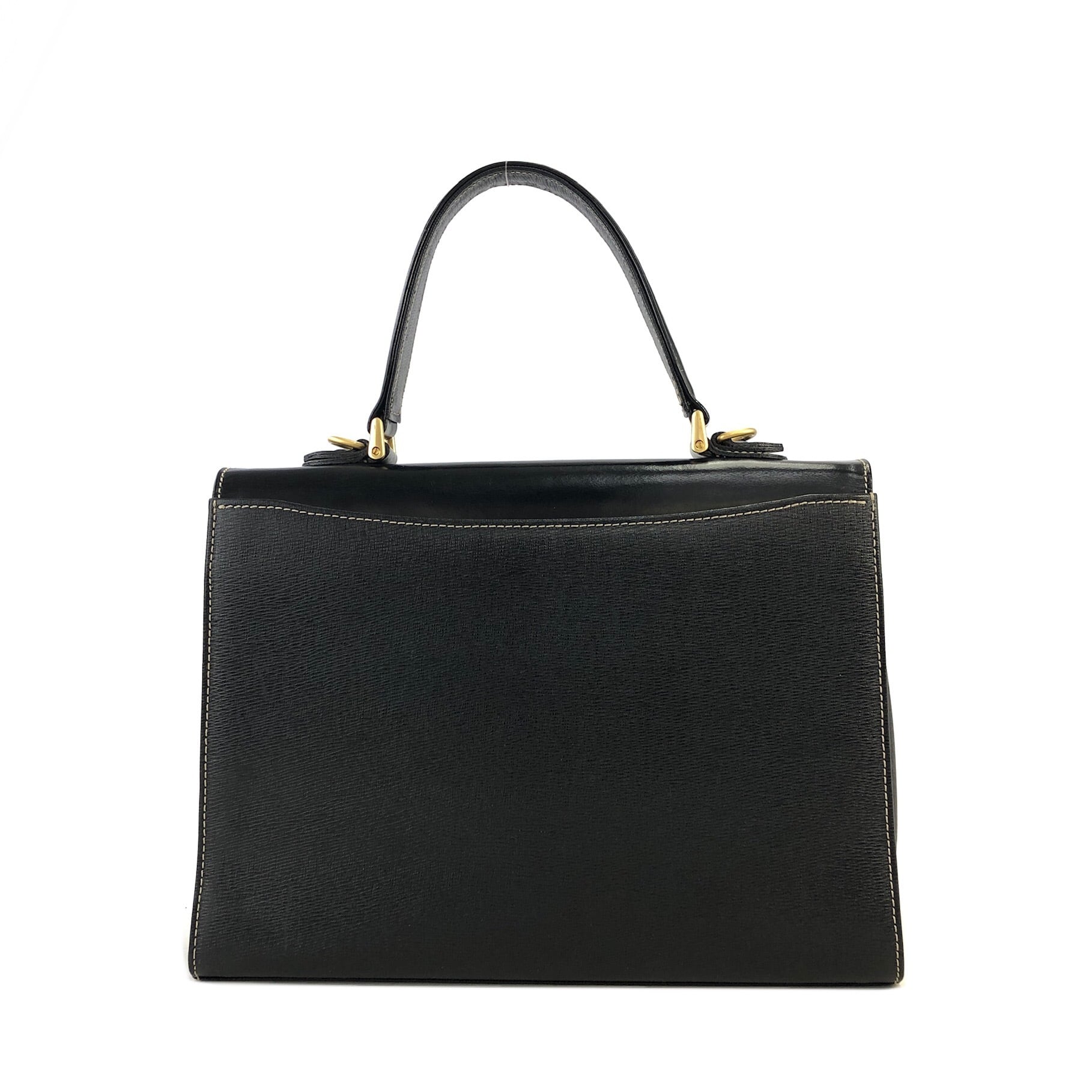 BURBERRY バーバリー ロゴ コンビレザー 2way トップハンドル