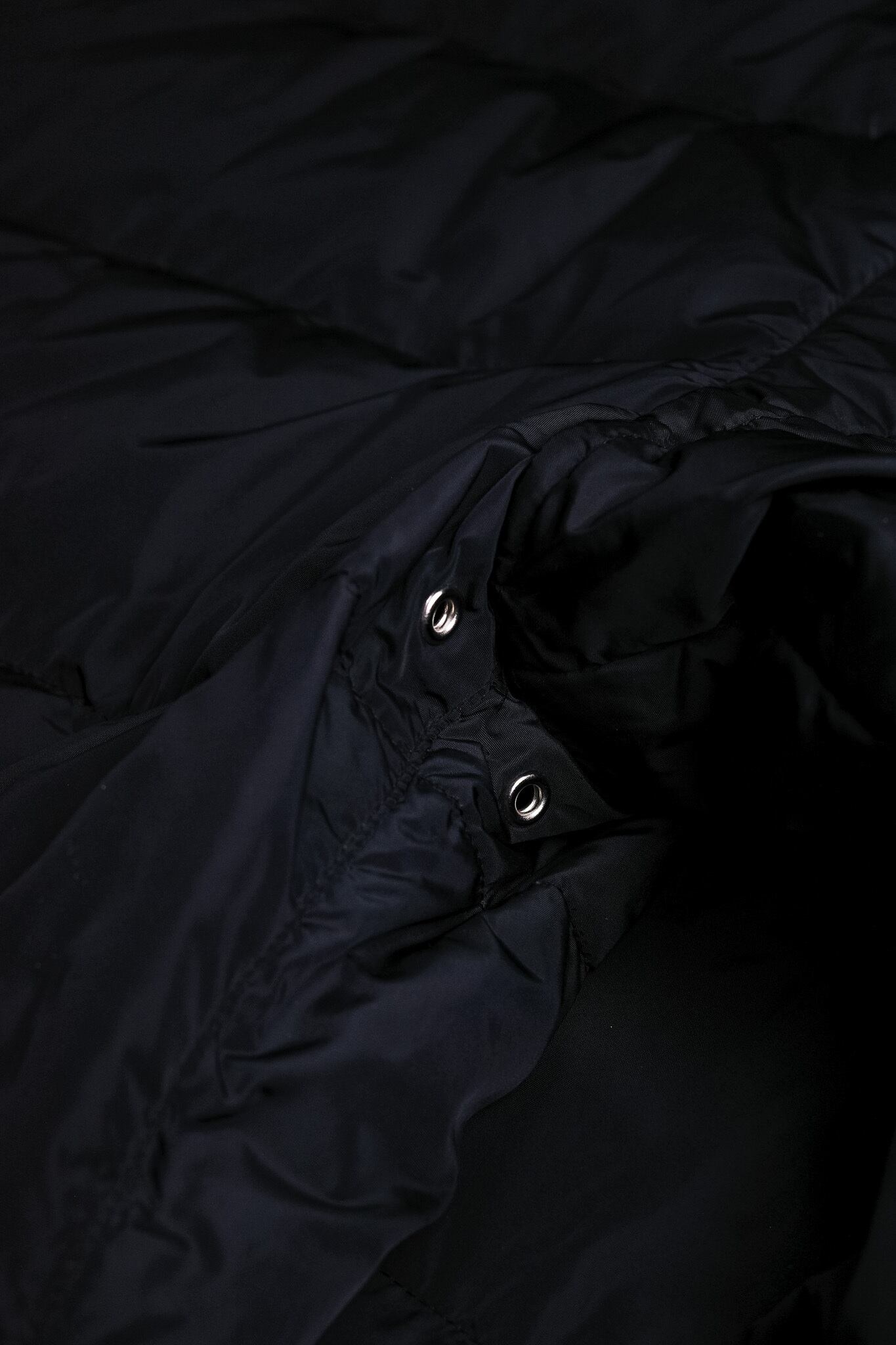 Around 2000's] “ARMANI JEANS” Nylon Down Trucker Jacket （Made by