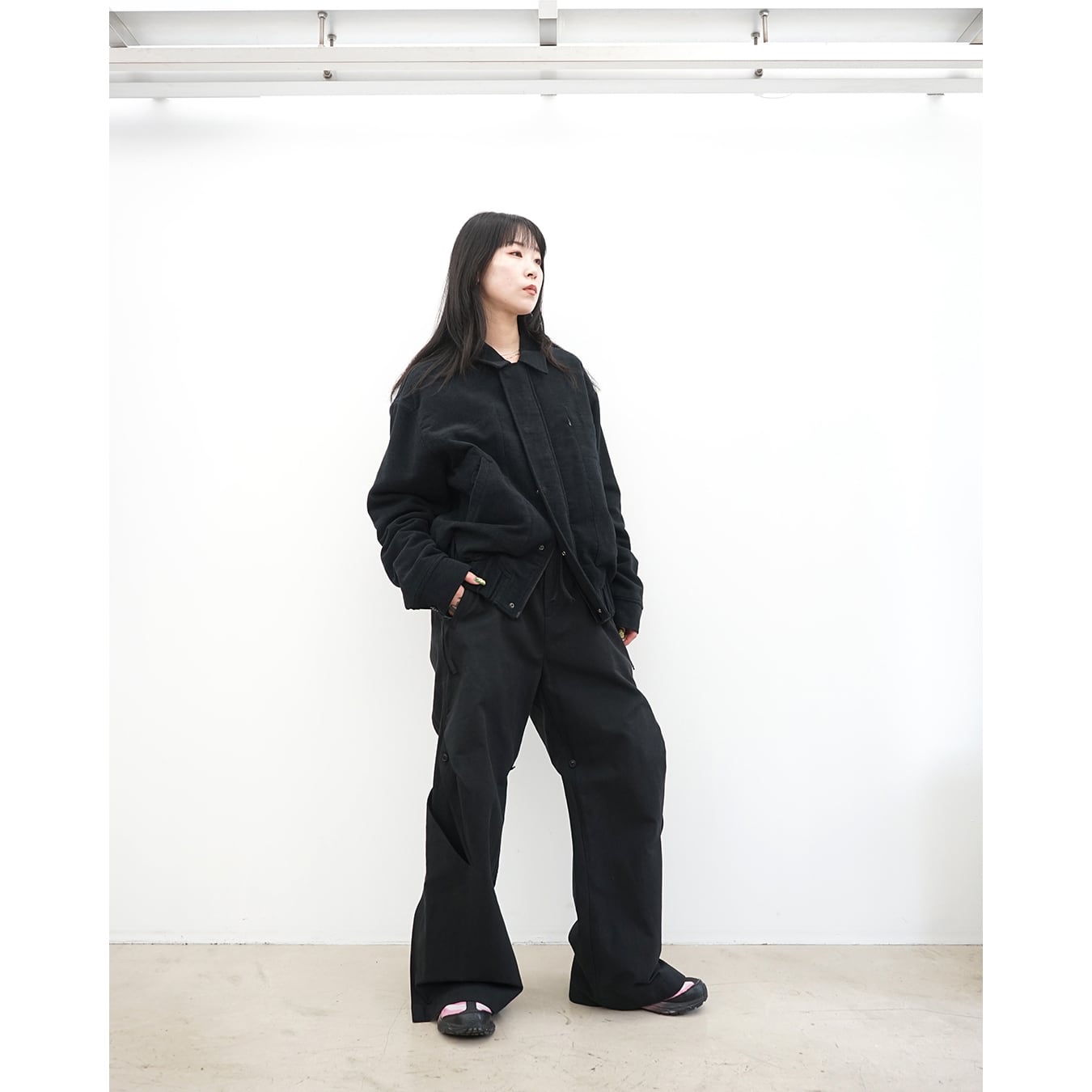 Professor.E ](プロフェッサーイー) 25FW-PE-TRL-03 Pleats Pants