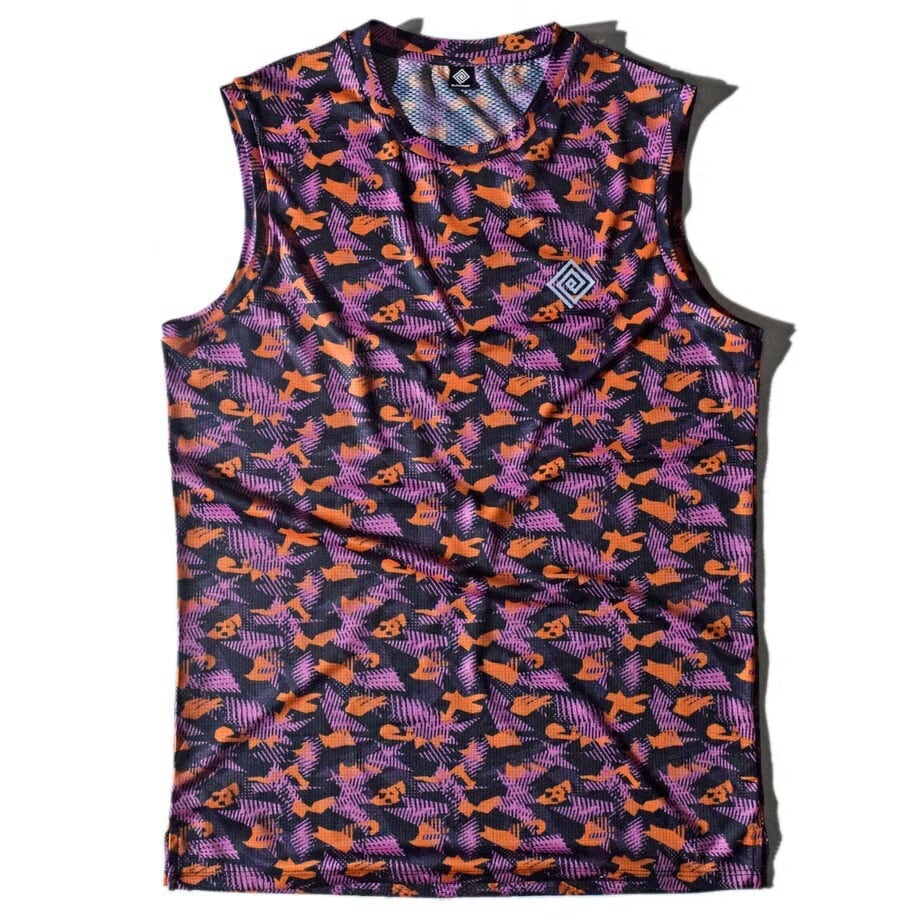 MMA（マウンテンマーシャルアーツ） POLARTEC Border Tee (Blue Multi
