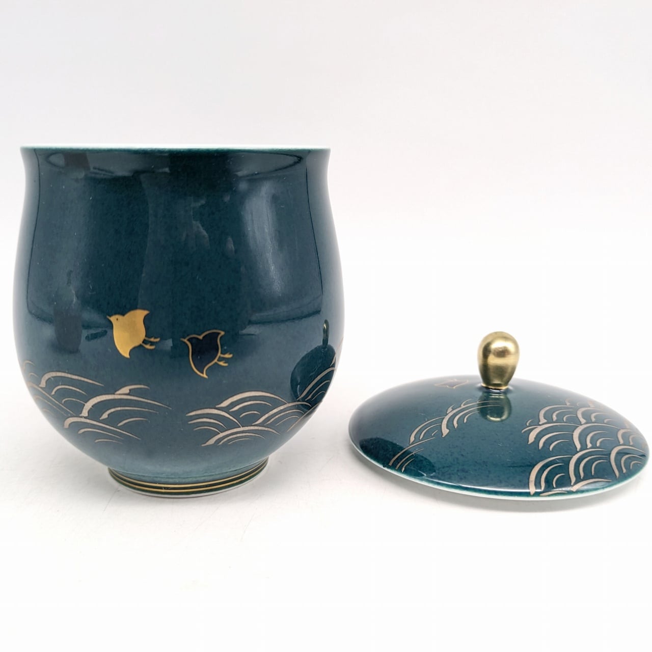 深川製磁・蓋付湯呑・蓋付器・2点セット・No.240329-02・梱包サイズ60