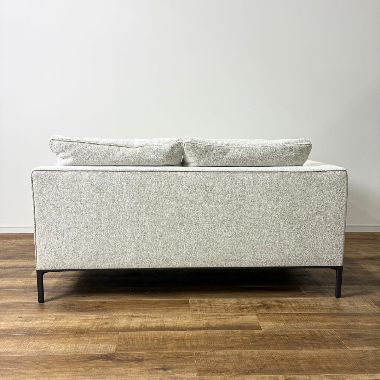 Cassina ixc. GRAB home 2人掛けソファ オットマンセット 右ひじ掛けアーム デザイナーズ家具 モダン ファブリック ベージュ系【中古】【350サイズ】
