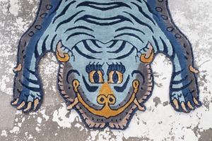 Tibetan Tiger Rug 《Sサイズ•シルク104》チベタンタイガーラグ