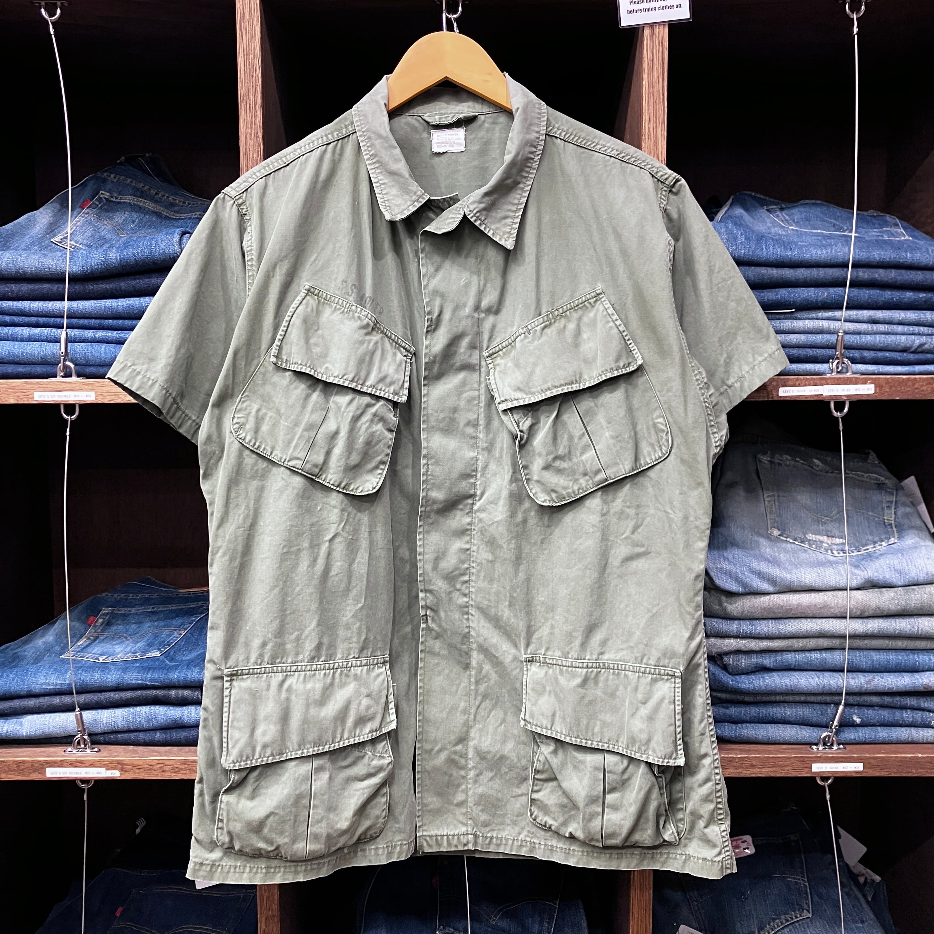 ①1960'S US ARMY S/S 3RD JUNGLE FATIGUE JACKET | safarionline