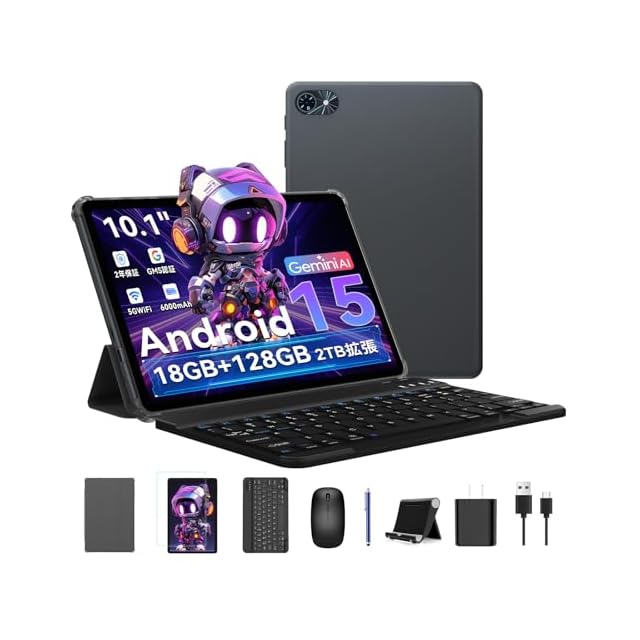 2025人気新品】タブレット Android15 10インチ 16+128GB 6000mAh ips