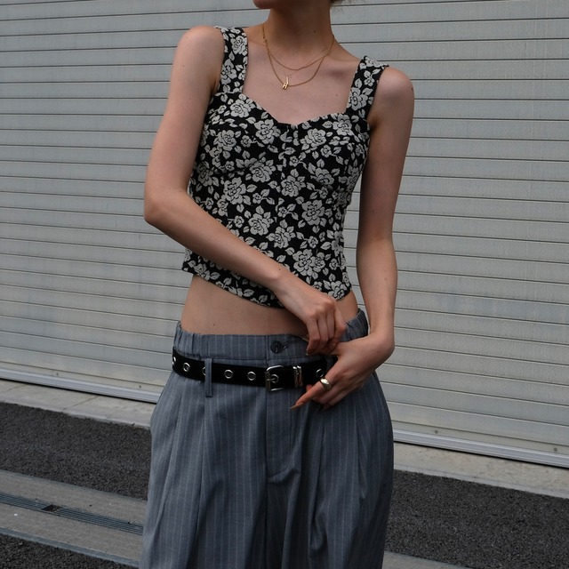 FLORAL MUSE CORSET TOP