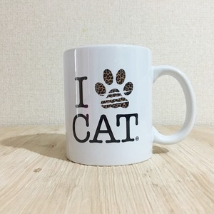 ネコマグカップ「I LOVE CAT」