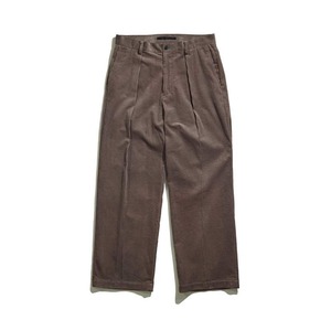 【WOMEN'S】SUCKER CORD TUCK PT / サッカーコーデュロイタックパンツ(BROWN)