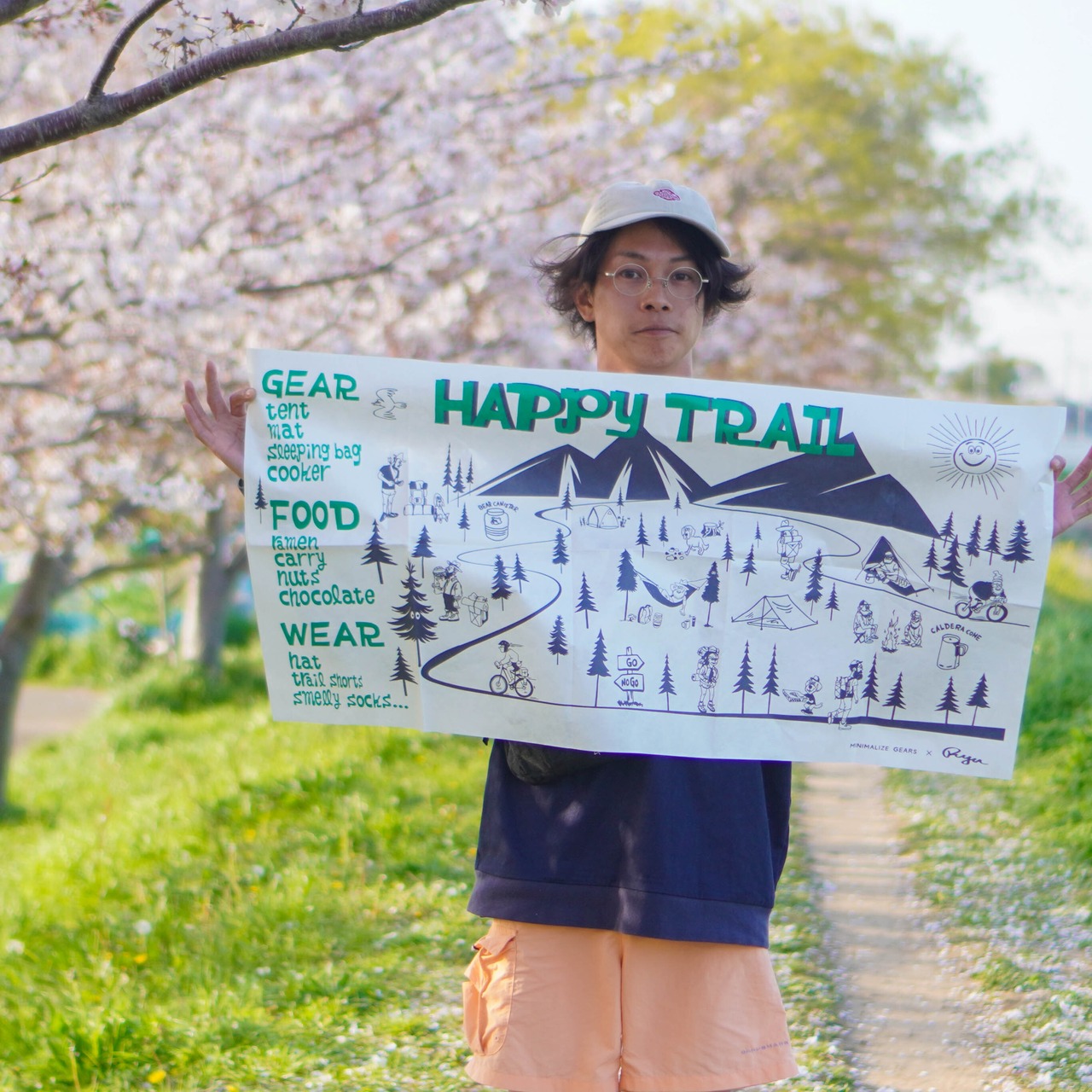 "HAPPY TRAIL" MINIタイベック