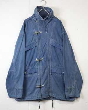 【Caka act2】Beautiful Fade Fireman Buckle Gimmick Vintage Duck Jacket