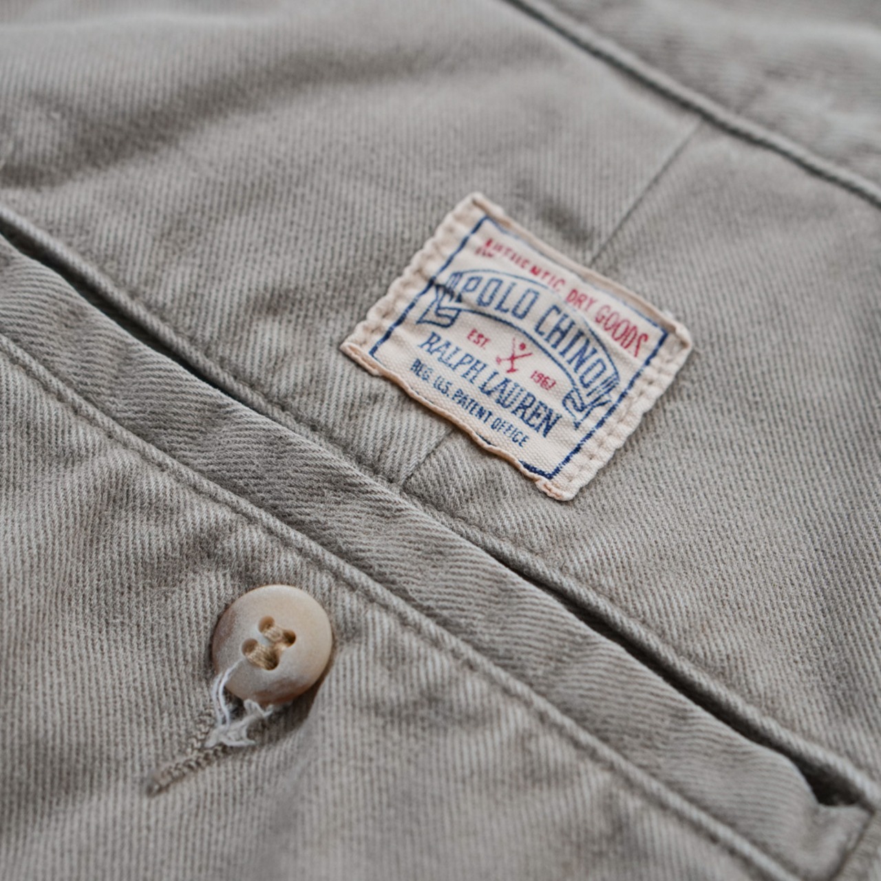 90s 初期型 Polo by Ralph Lauren POLO CHINO Sand Beige [W31.5L30.5相当] 古着 - 7