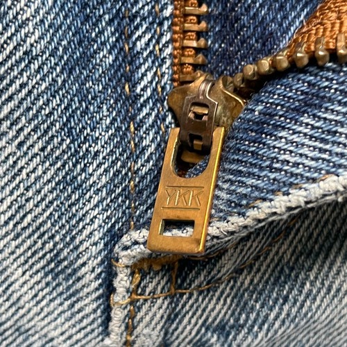 メキシコ製 デニム ダブルニー Carhartt B07 DNM 36×32 詳細写真8