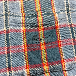 SUPREME pullover plaid heavy flannel shirt