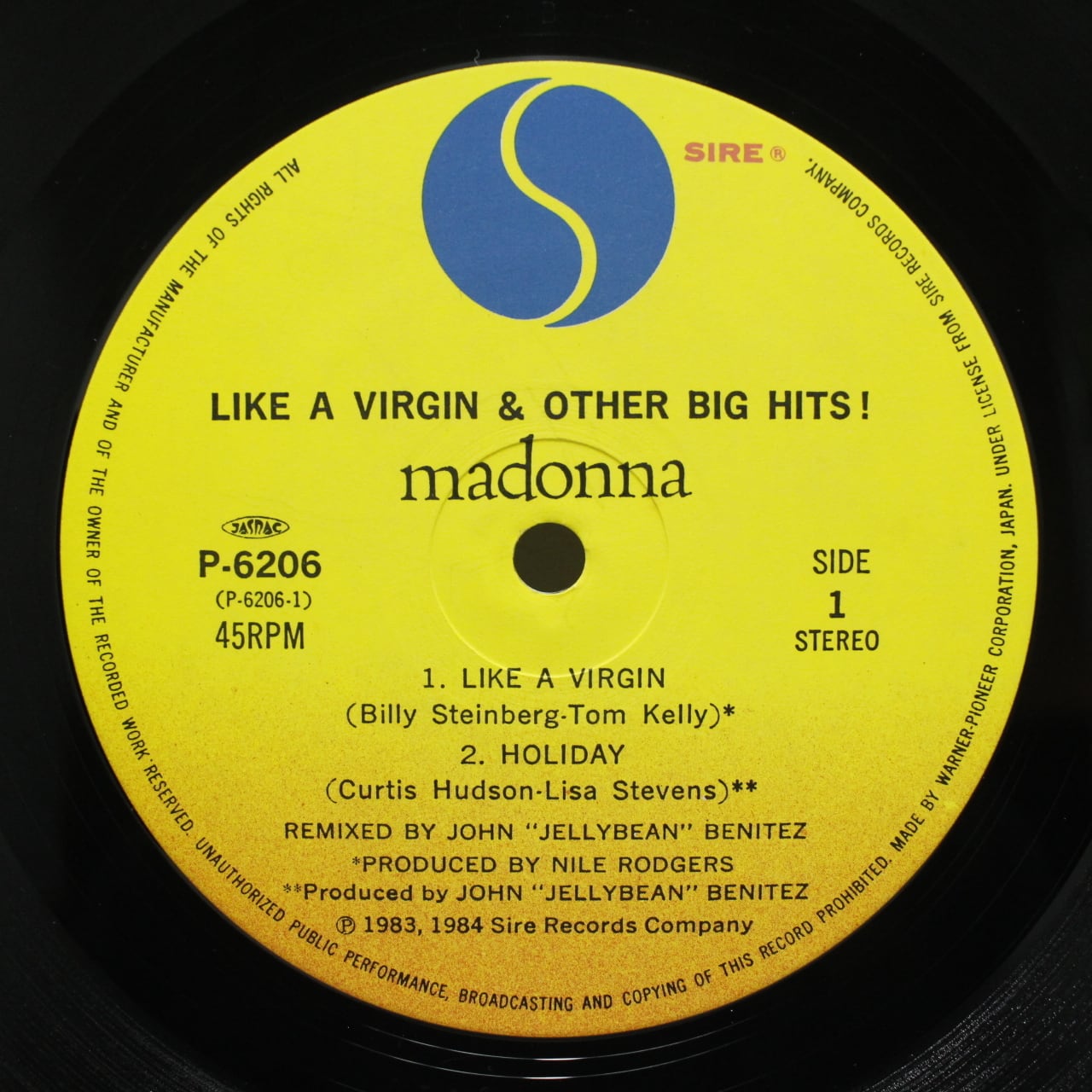 Madonna / Like A Virgin & Other Big Hits! [P-6206] - 画像3