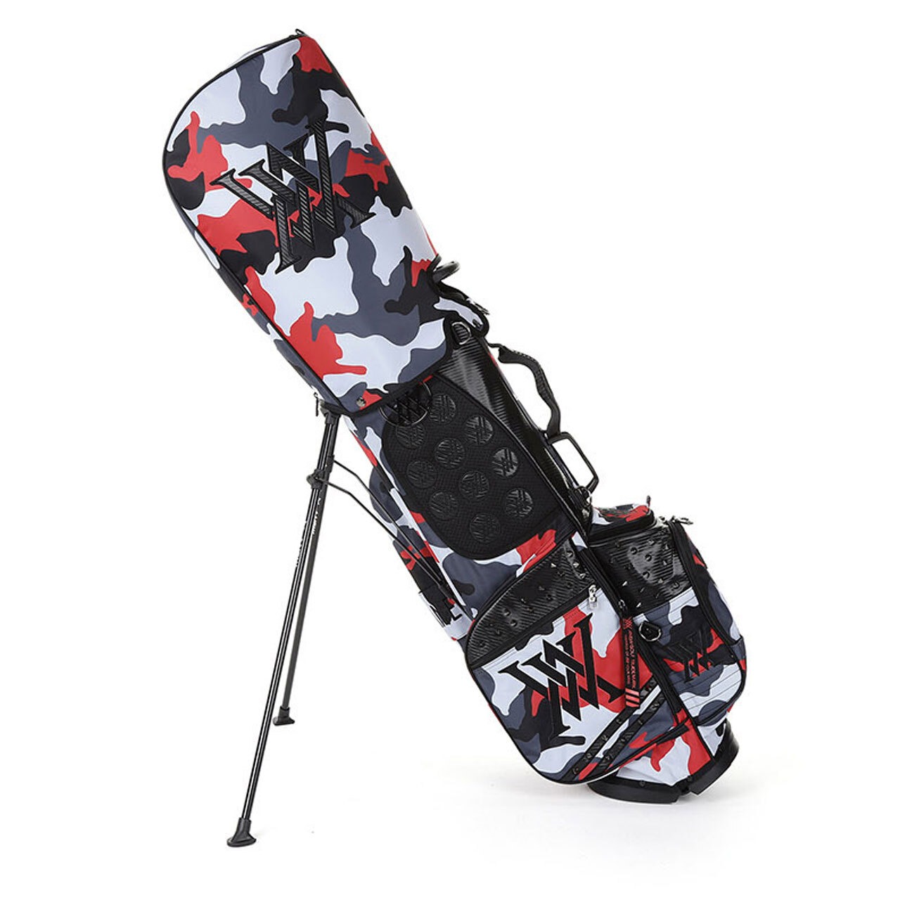 Red Camo Pattern Stand Bag [サイズ: F (AGCUUSB84REF)] [カラー: RED]