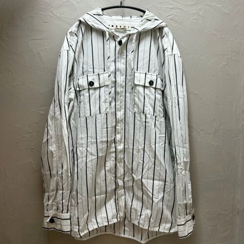 MARNI マル二 オーバーサイズフードシャツ ホワイト size48 【代官山10 