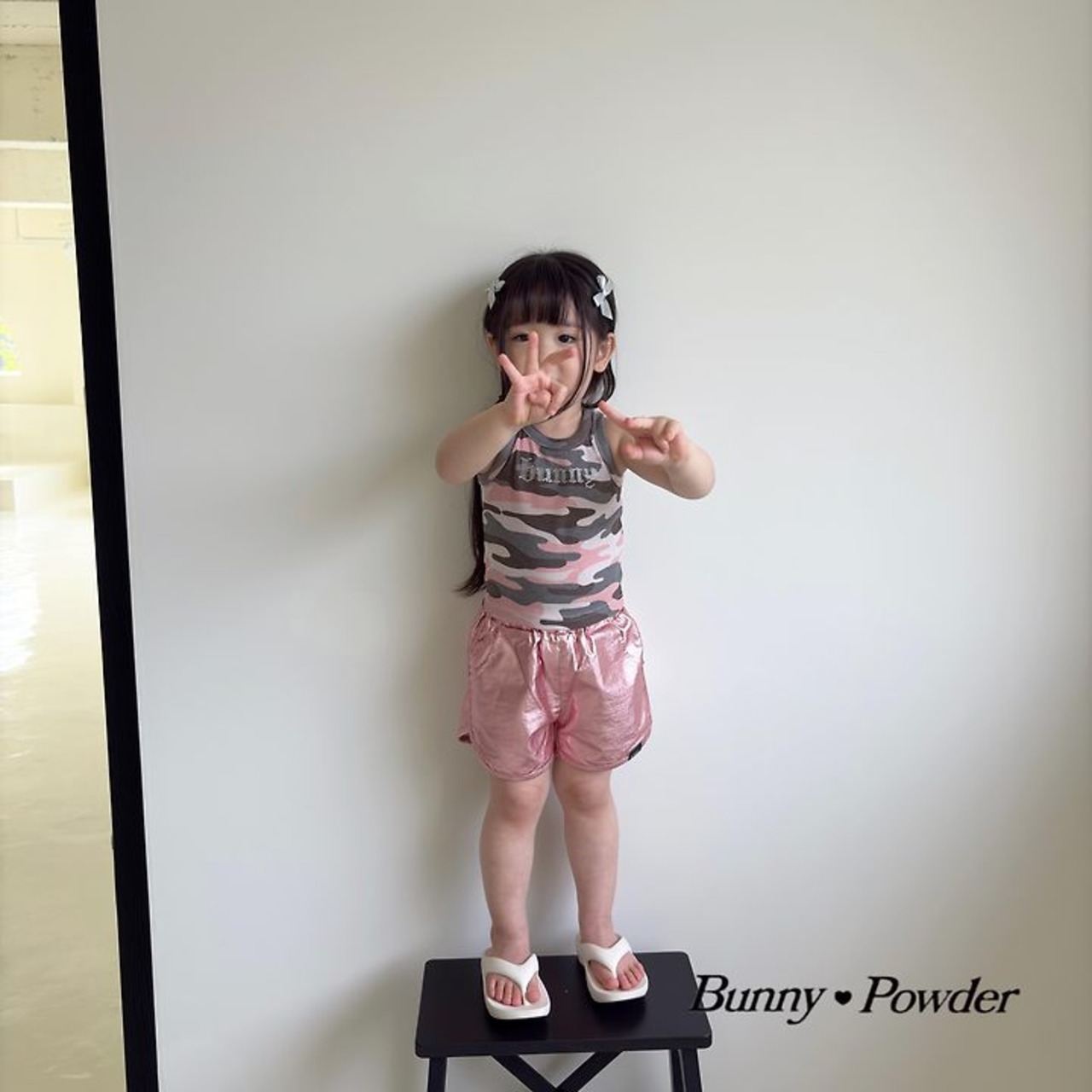 [Bunny Powder] Military Sleeveless (2XL/3XL/4XL) / [버니파우더] 밀리터리나시 (2XL/3XL/4XL)
