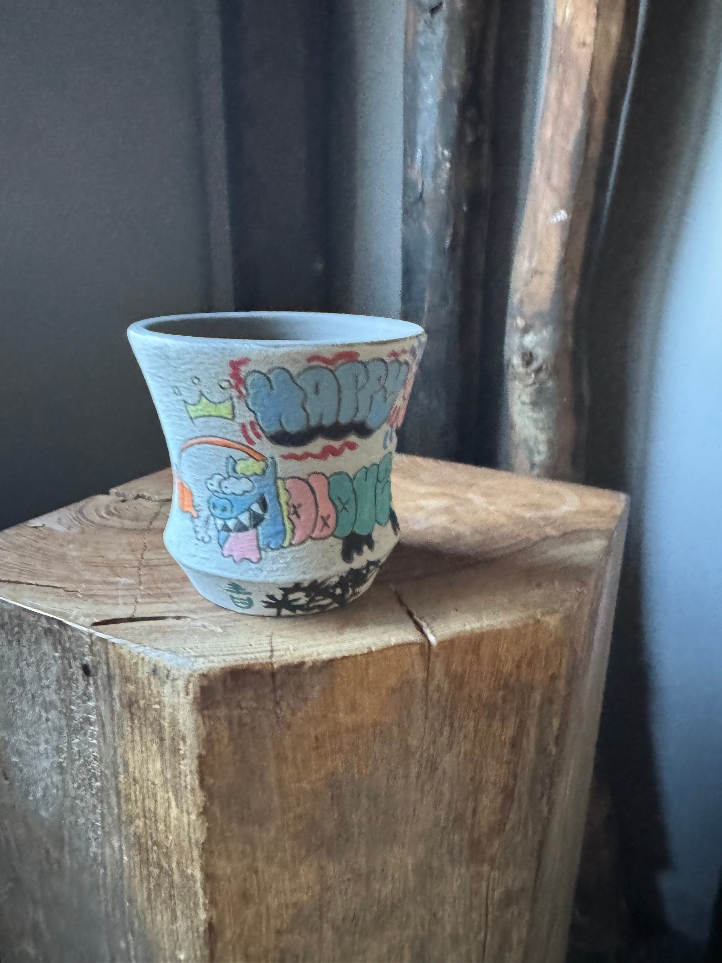 【新着】阿萬 × aobouzu グラフィティ鉢 3【干支鉢 午年2026ver】