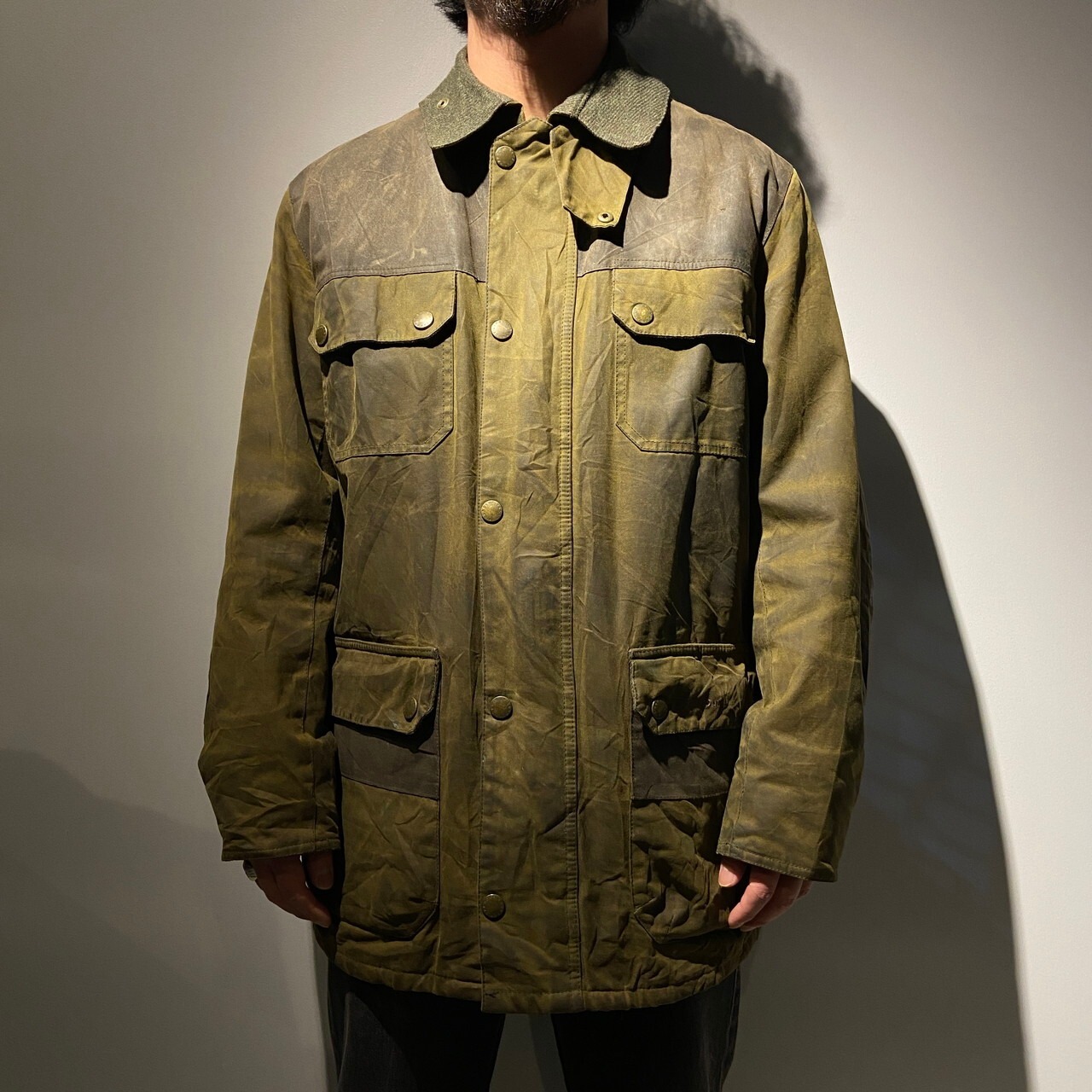 Barbour バブアー WELFORD 4ポケット ワックスコットン オイルド 