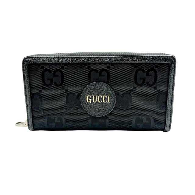 GUCCI グッチ 625576 オフザグリッド ラウンドファスナーウォレット ブラック 24664-202511