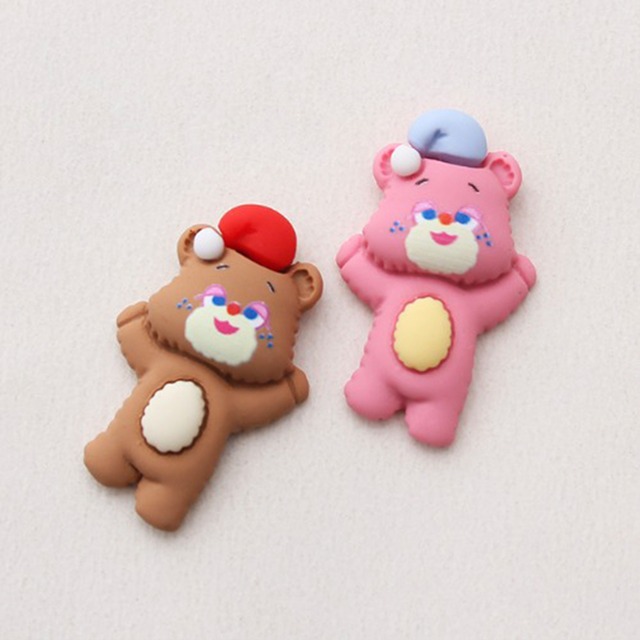 くまのデコパーツ(1個)【DE-3689】