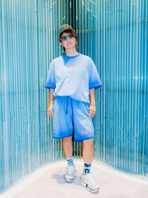 GRADATION TEE【BLUE】単品
