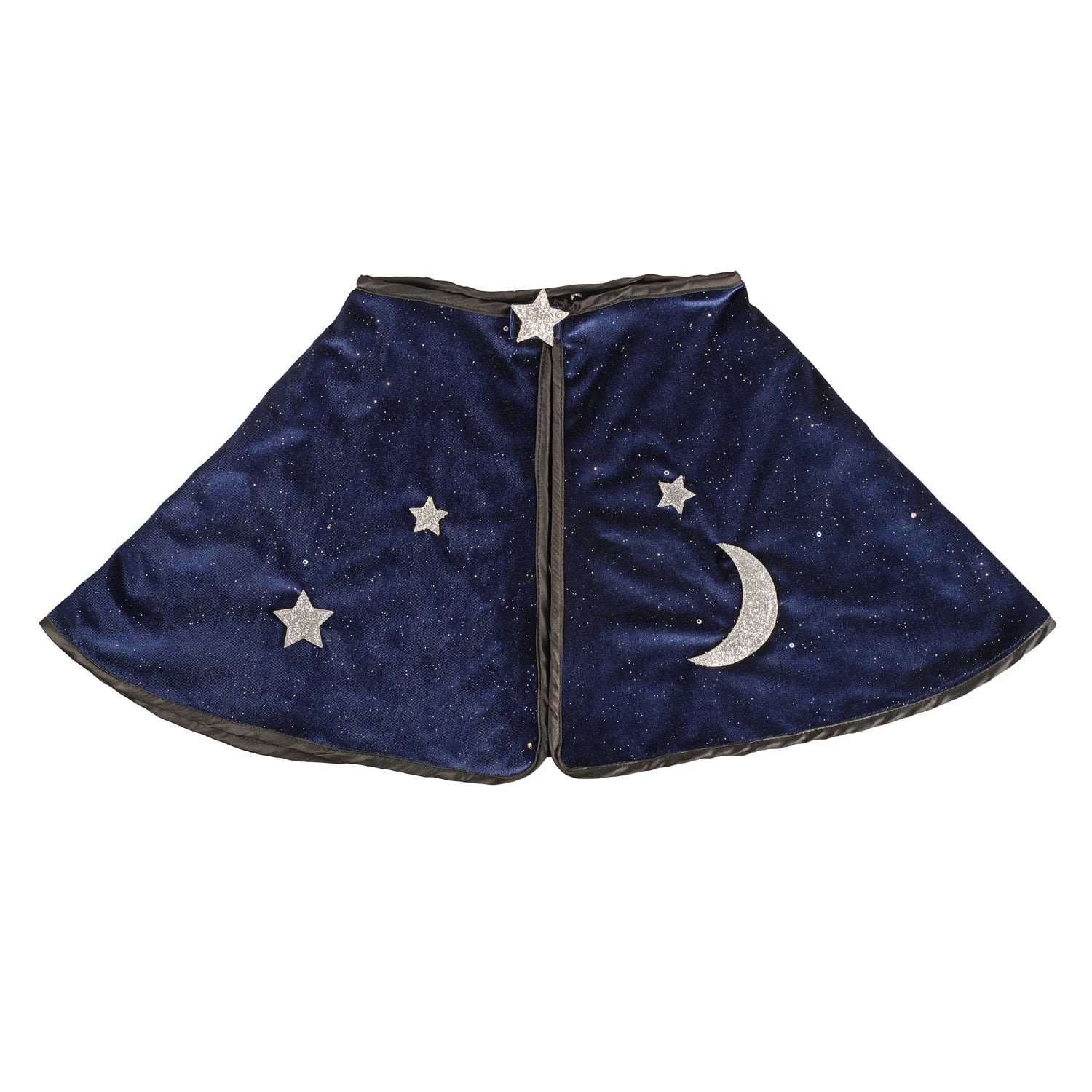 HAL454-Velvet Twilight Starry Cape (3-10 Years)-NAVY