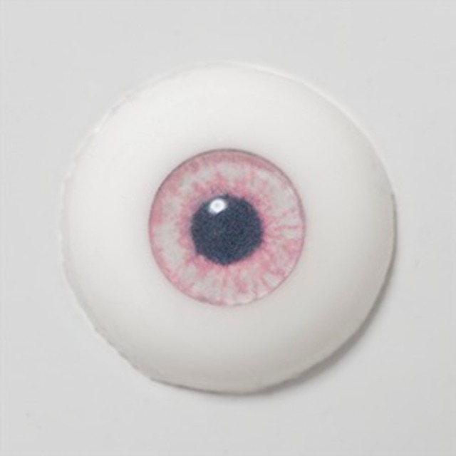 Silicone eye - 13mm Milky Antique Pink