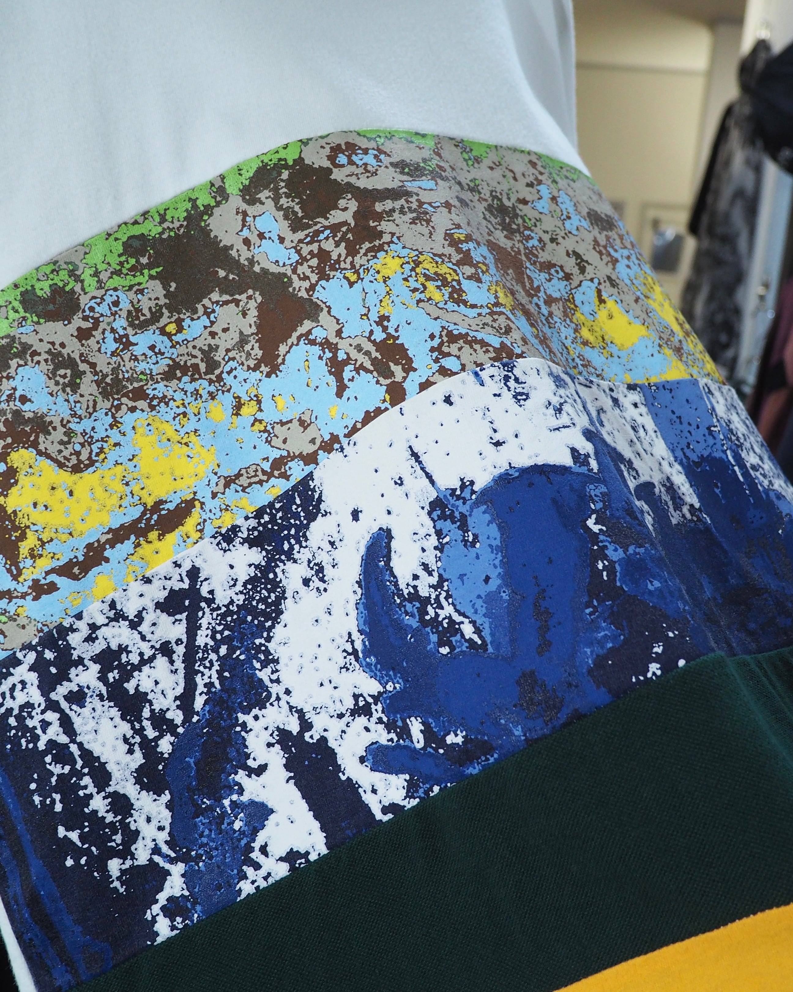 18SS ” COMME des GARCONS HOMME ” Different materials Switching Tee