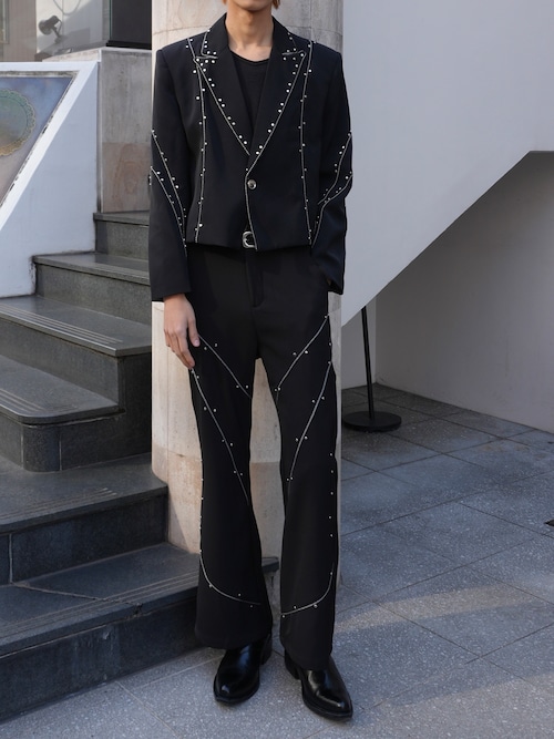 【ALUDE SELECT】ivy studs stylish set up