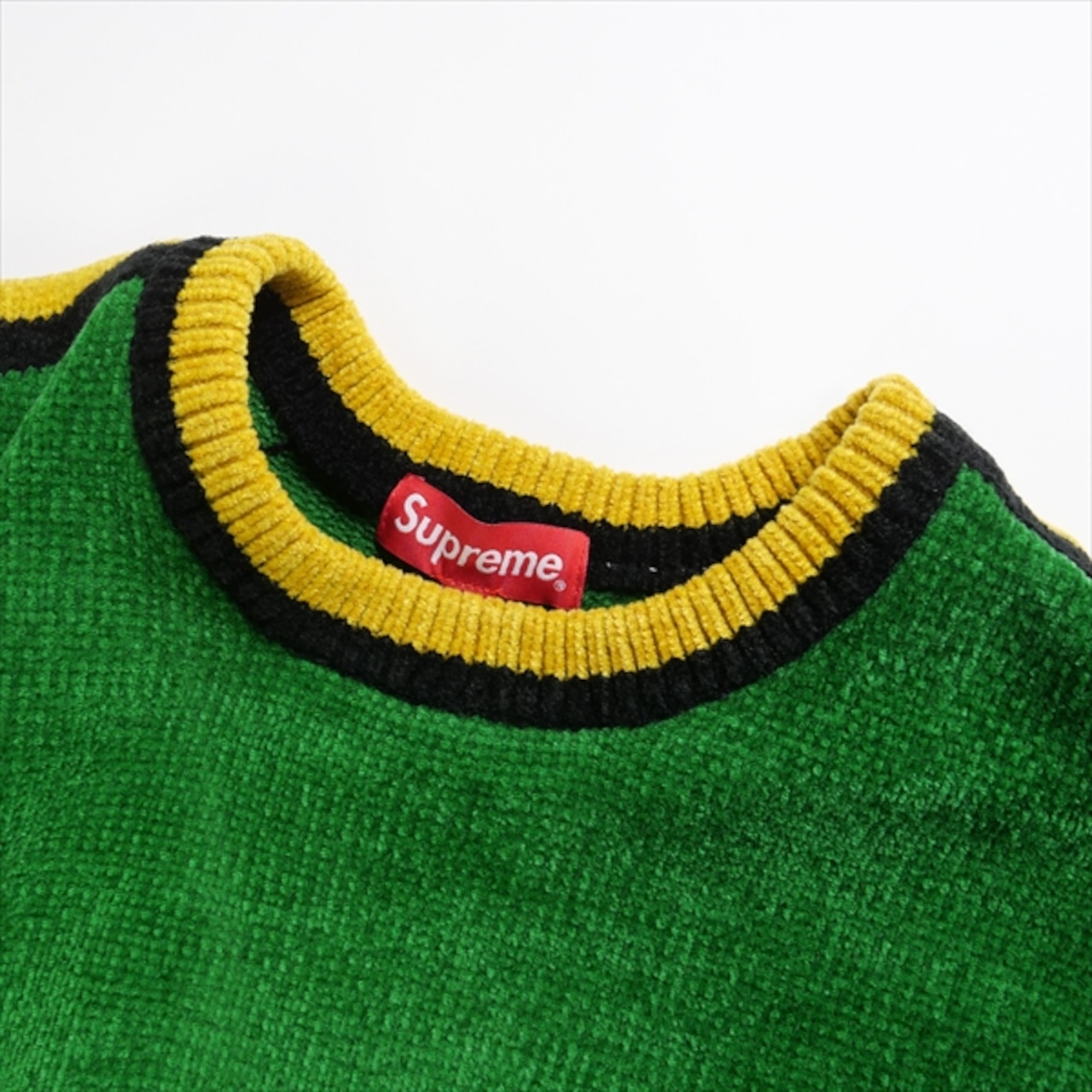 Size【XL】 SUPREME シュプリーム 22AW Stripe Chenille Sweater Green 