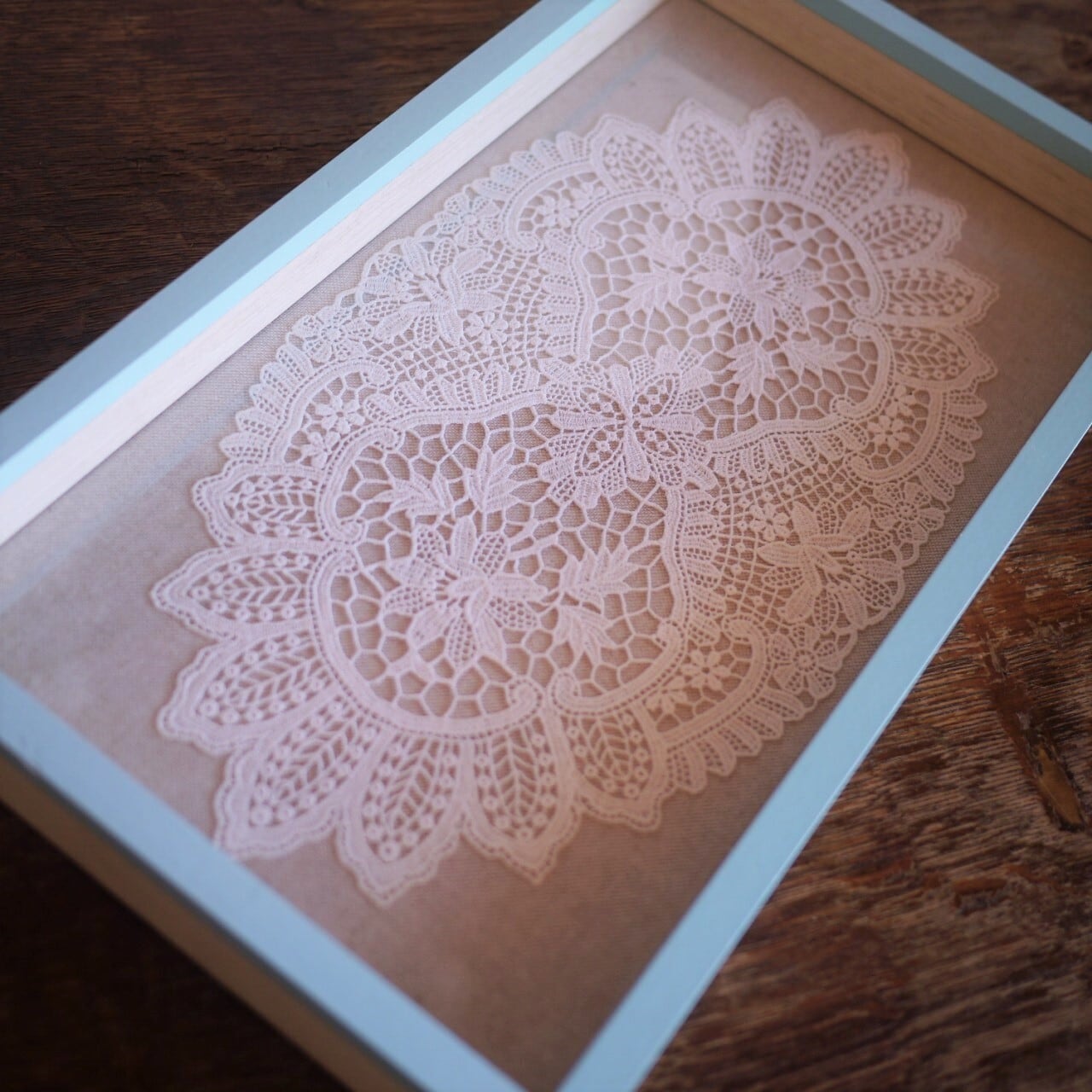 レースの額装 アートフレーム