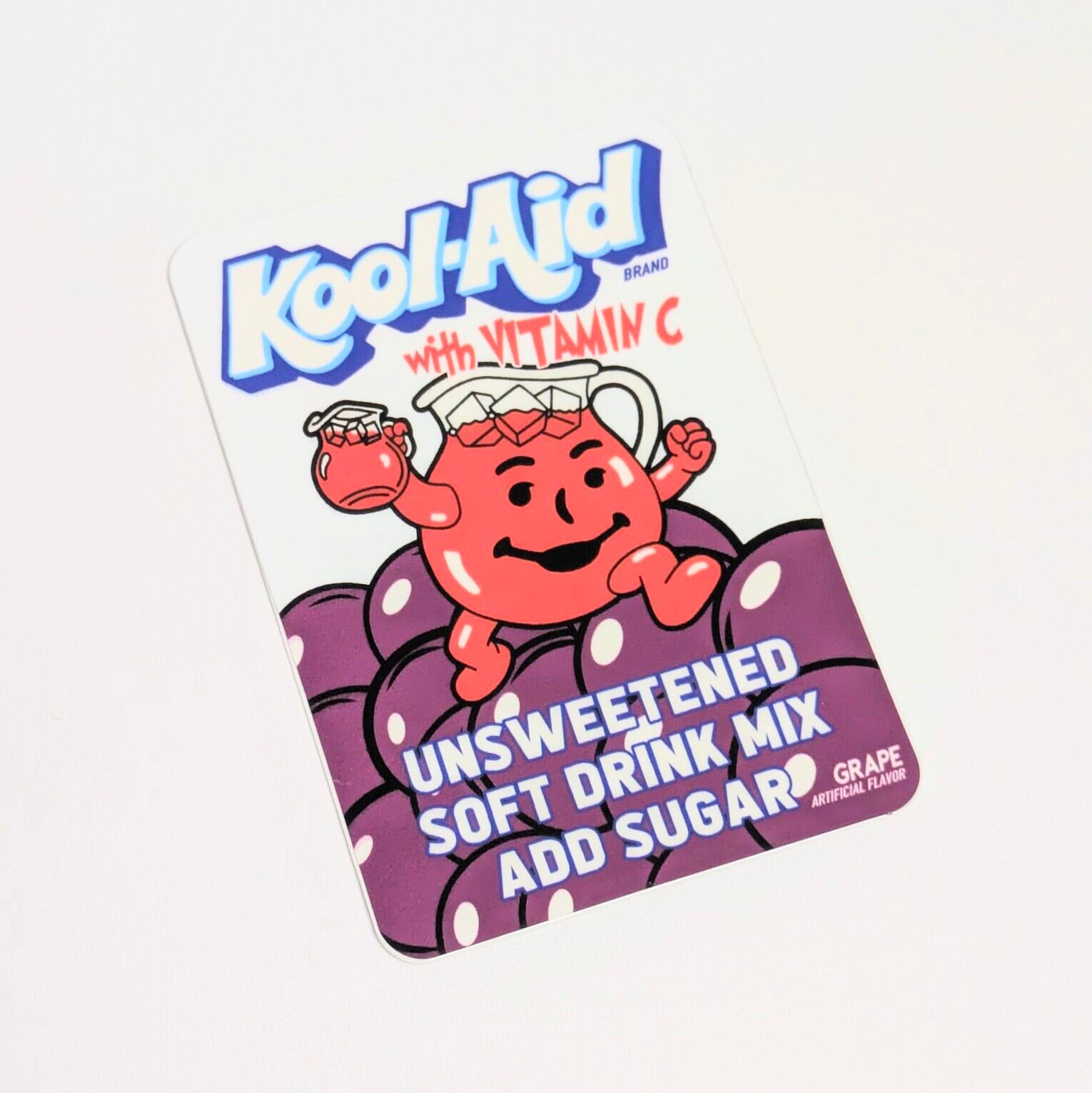 送料無料！【 Kool-Aid With VITAMIN C ( クールエイド )  / クールエイドマン 】American Company Characters STICKER / ステッカー〚アメリカン雑貨 アメトイ〛