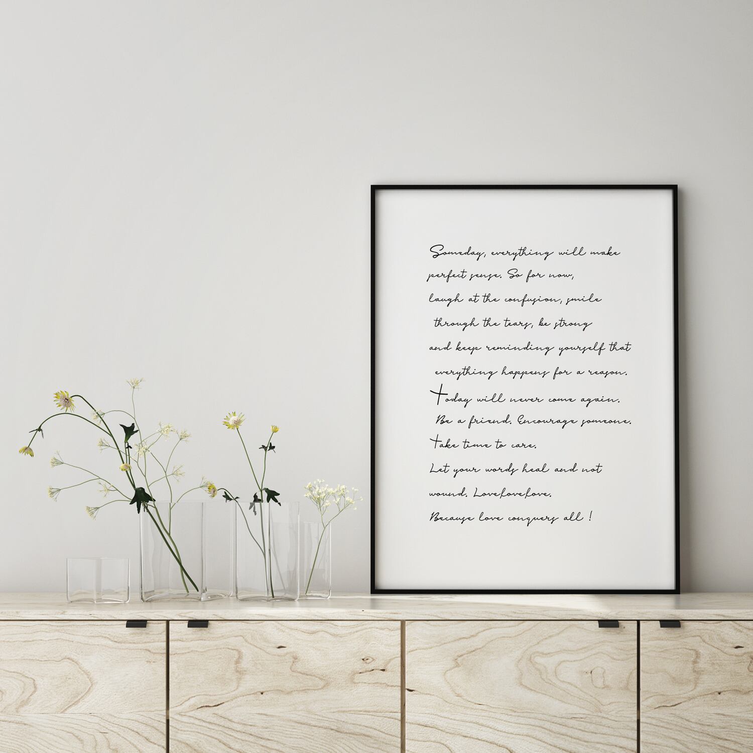 送料無料】Letter 50x70cm / B2 サイズ インテリア ポスター北欧