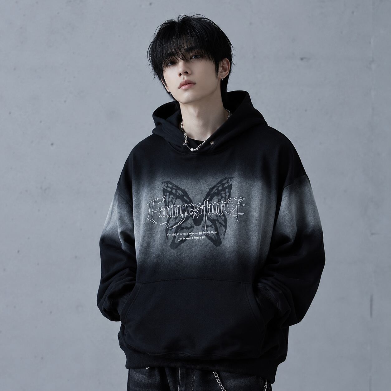 Butterfly Letter Hoodie 0003
