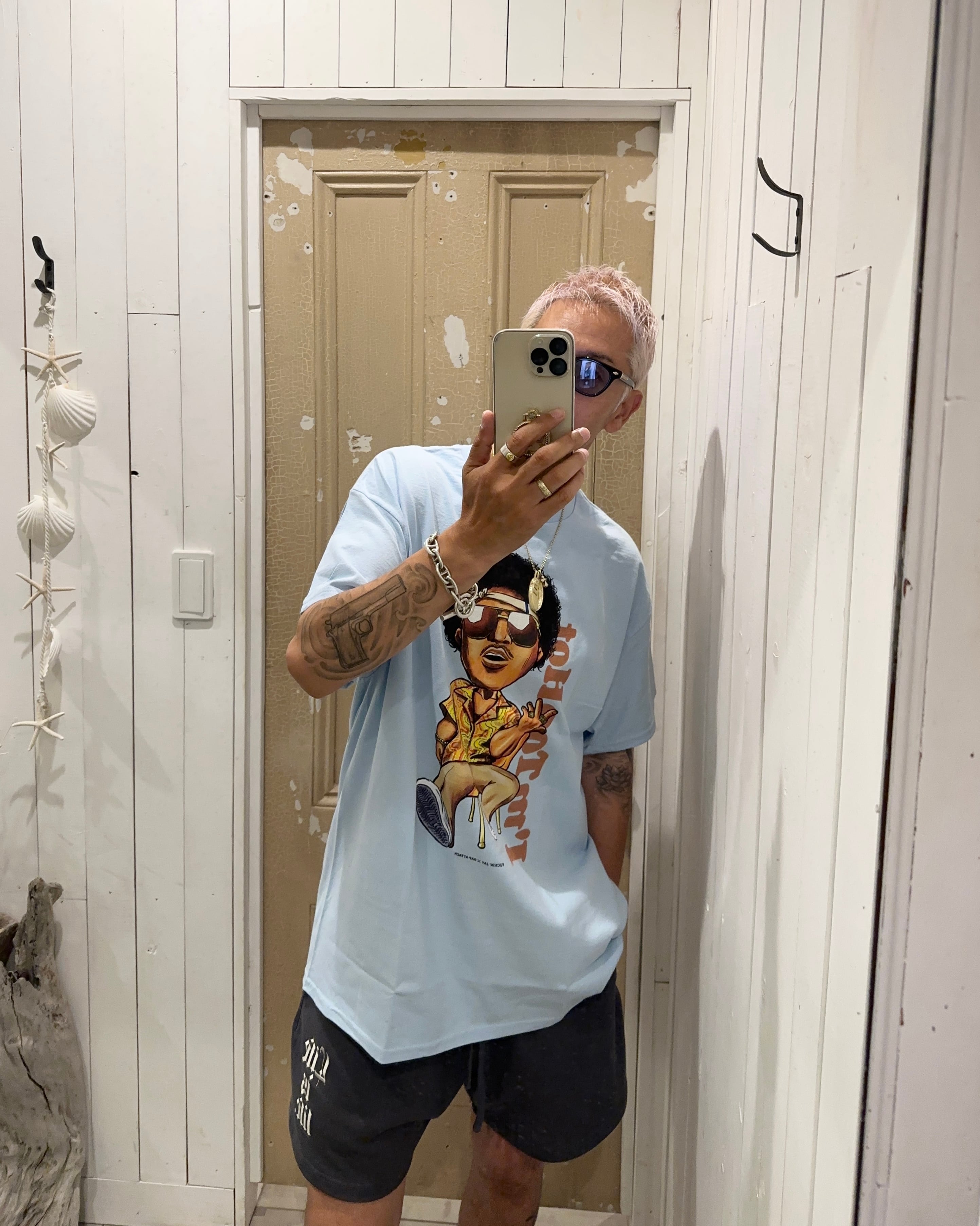 ブルーノマーズ RAP ATTACK Tシャツ ¥6000 +tax(¥6600) | LIFE is