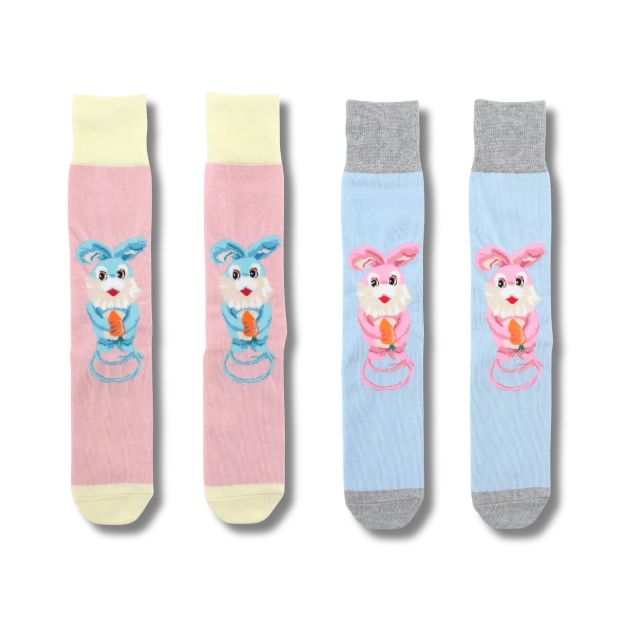 HOiSUM うさぎちゃん socks (pink) (sax)