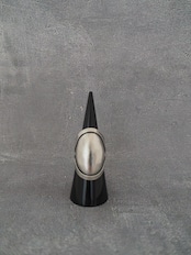 Karen silver , oval ring