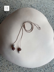 tay original/Silk code beads necklaces(brown)