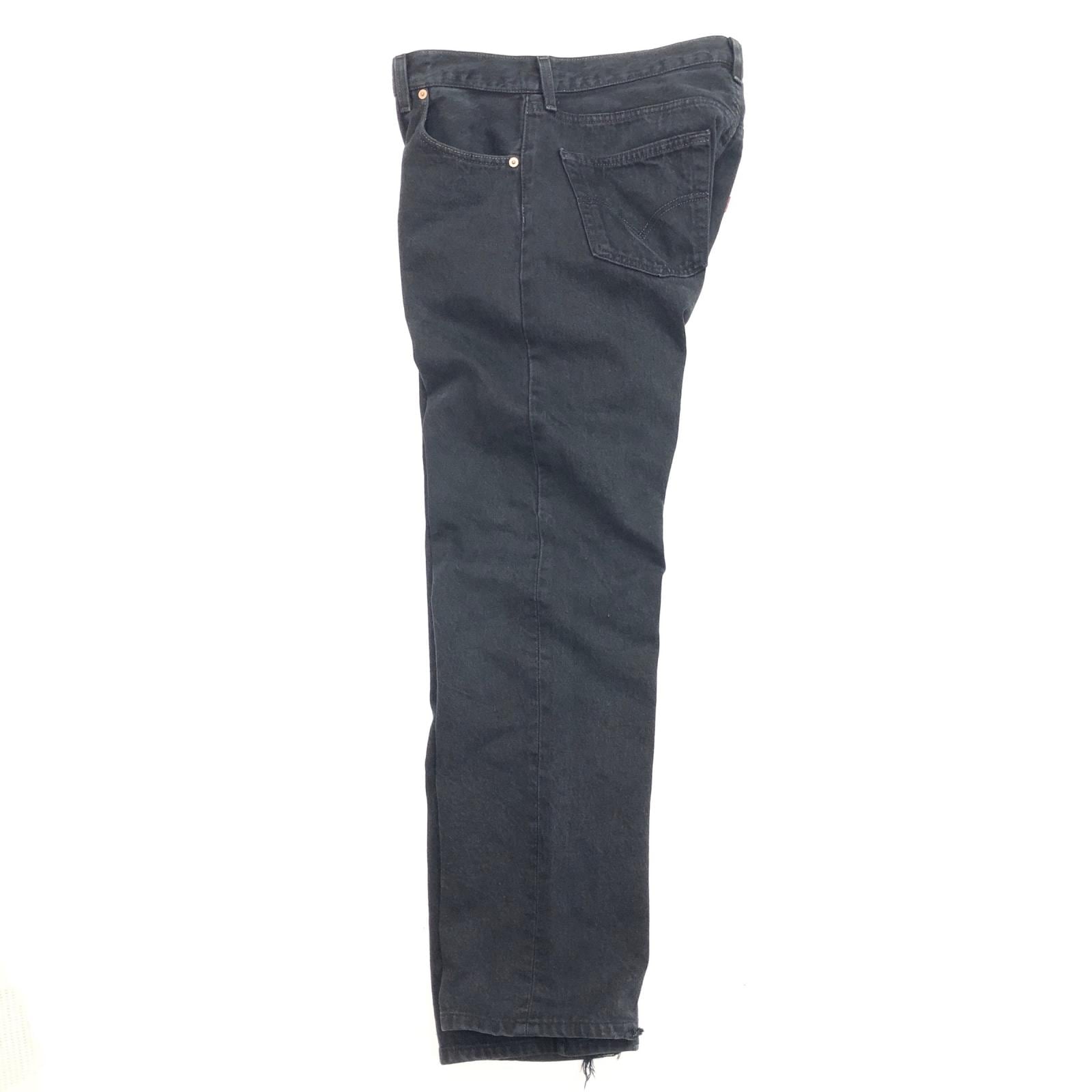 LEVI'S リーバイス 90年代 USA製 501 後染め サルファブラック デニム