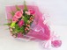：スイートピンク系　花束 「誕生日・記念日・歓送迎」