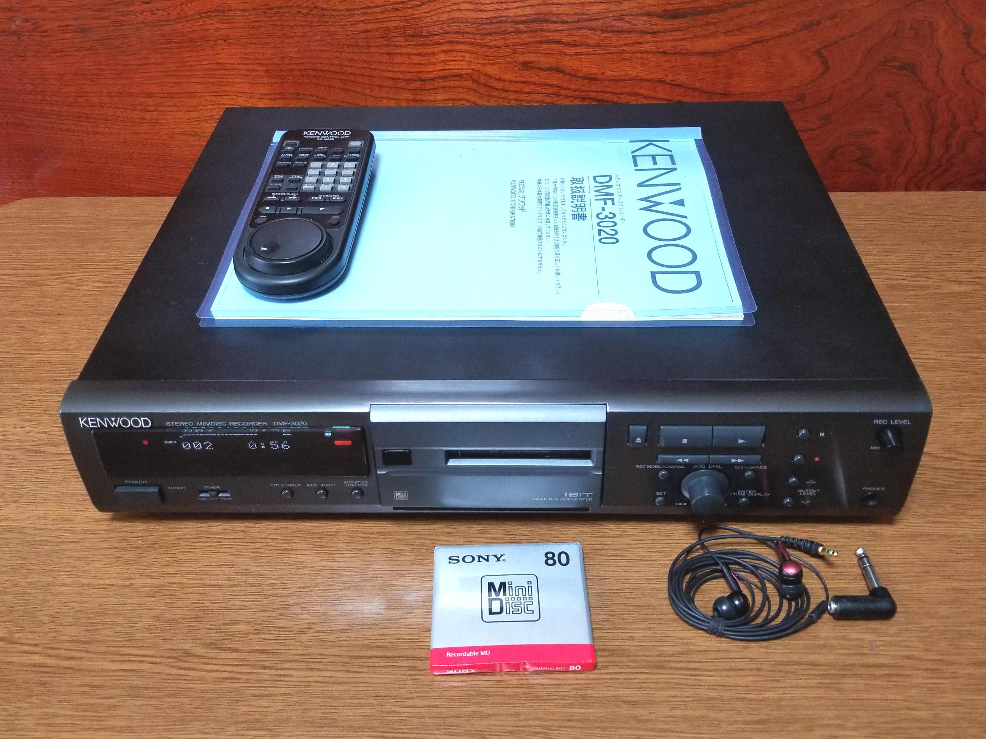 MDレコーダーデッキ KENWOOD DMF-3020 完動品 動作保証 MTR PRO SHOP