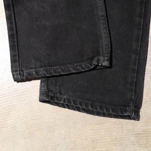 極美品 32×30 USA 98年 Levi’s 505 サルファー ブラック デニムパンツ