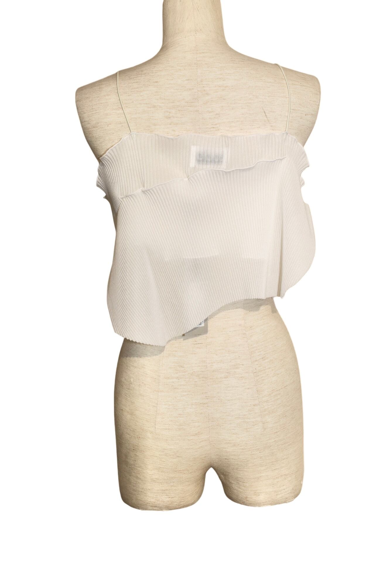 トップス kotohayokozawa todo Sheer Short Camisole kotohayokozawa(コトハヨコザワ)のSheer Short Camisole WHITEの通販